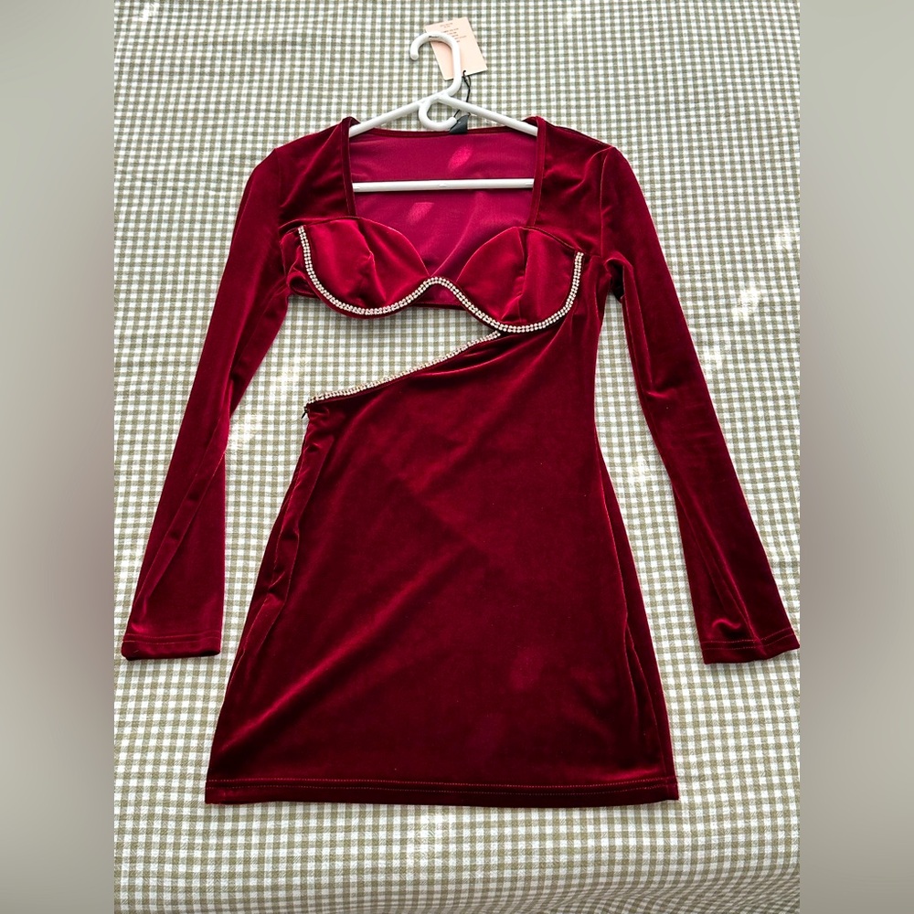 Cut Out, Rhinestone, Contrast Binding